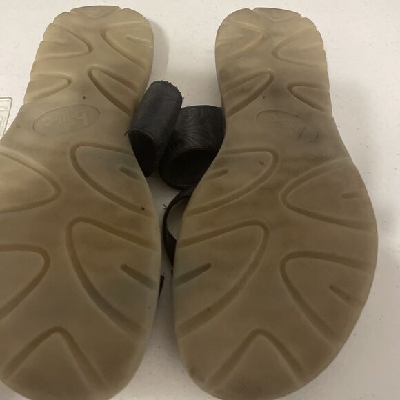 boc BORNVegan Leather Strappy Sandals Navy Blue Size 7 - Picture 8 of 14